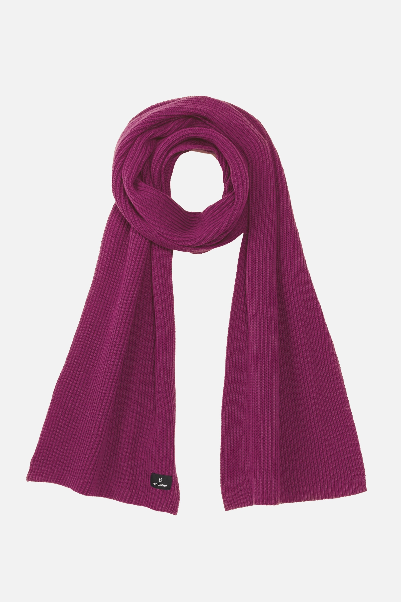 Recolution Herren vegan Halstuch Heloconia Violett Rosa