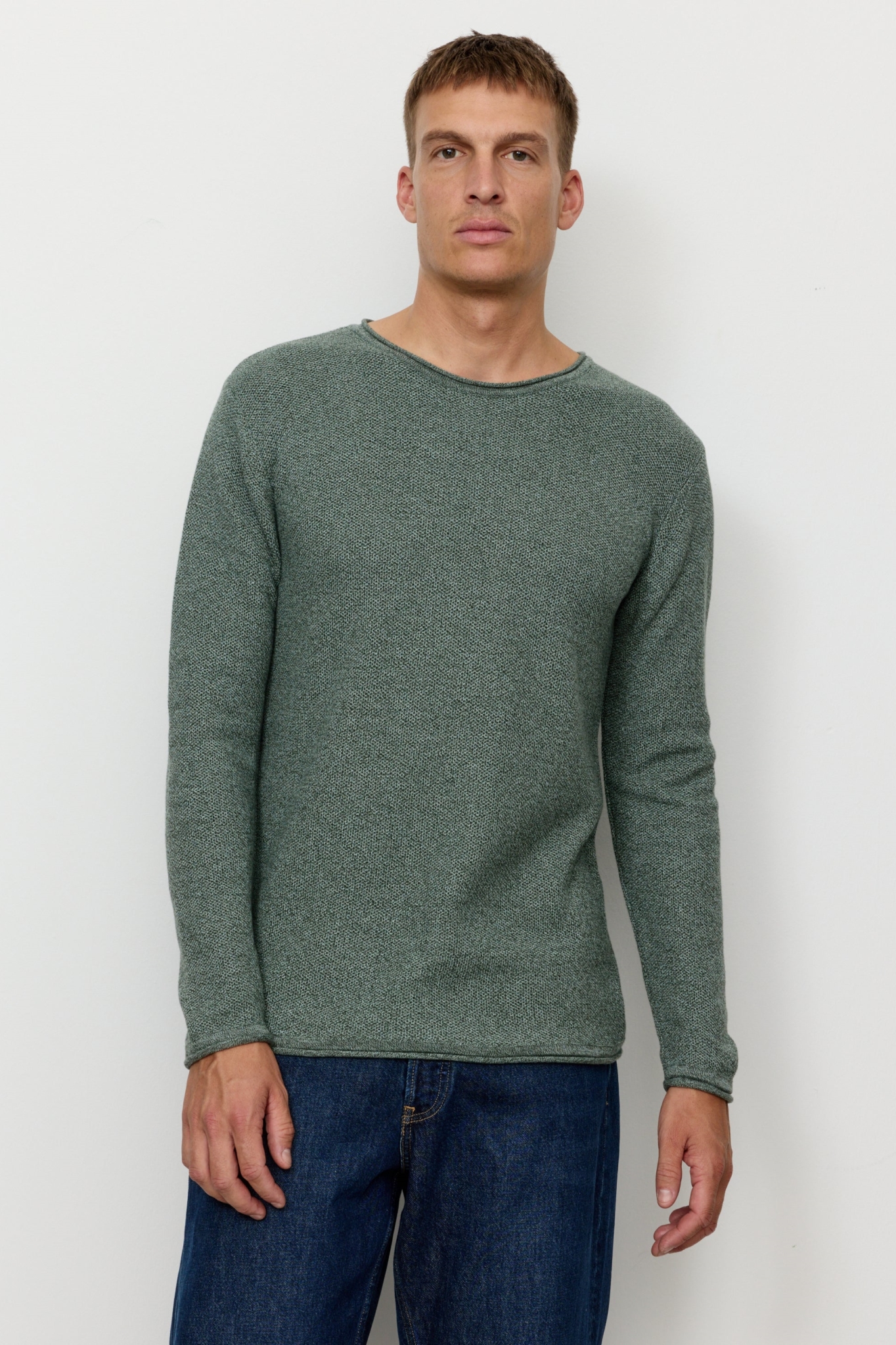 Recolution Herren vegan Pullover Eukalyptus Gr&Atilde;&frac14;n