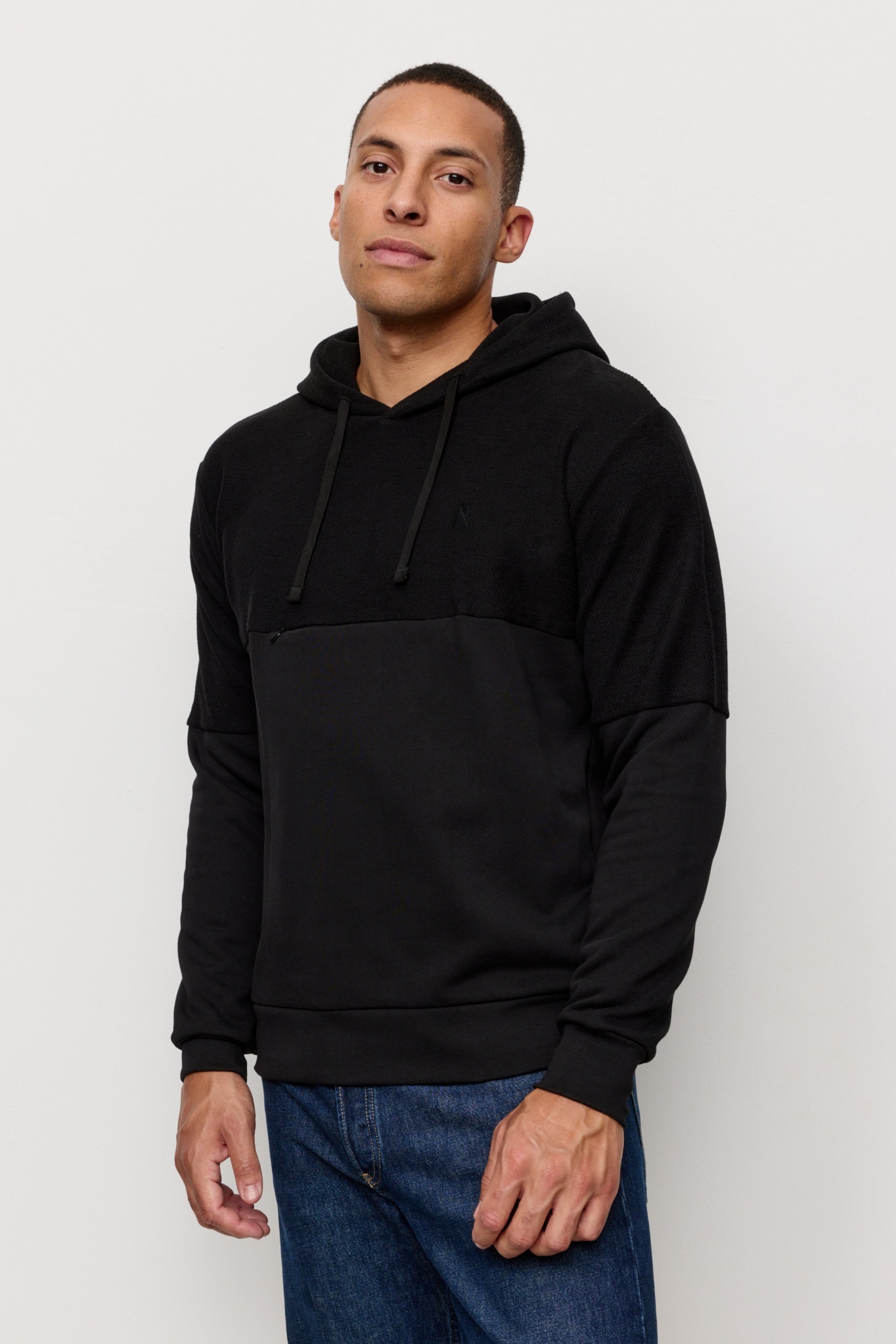 Recolution Herren vegan Hoodie Ivy Schwarz
