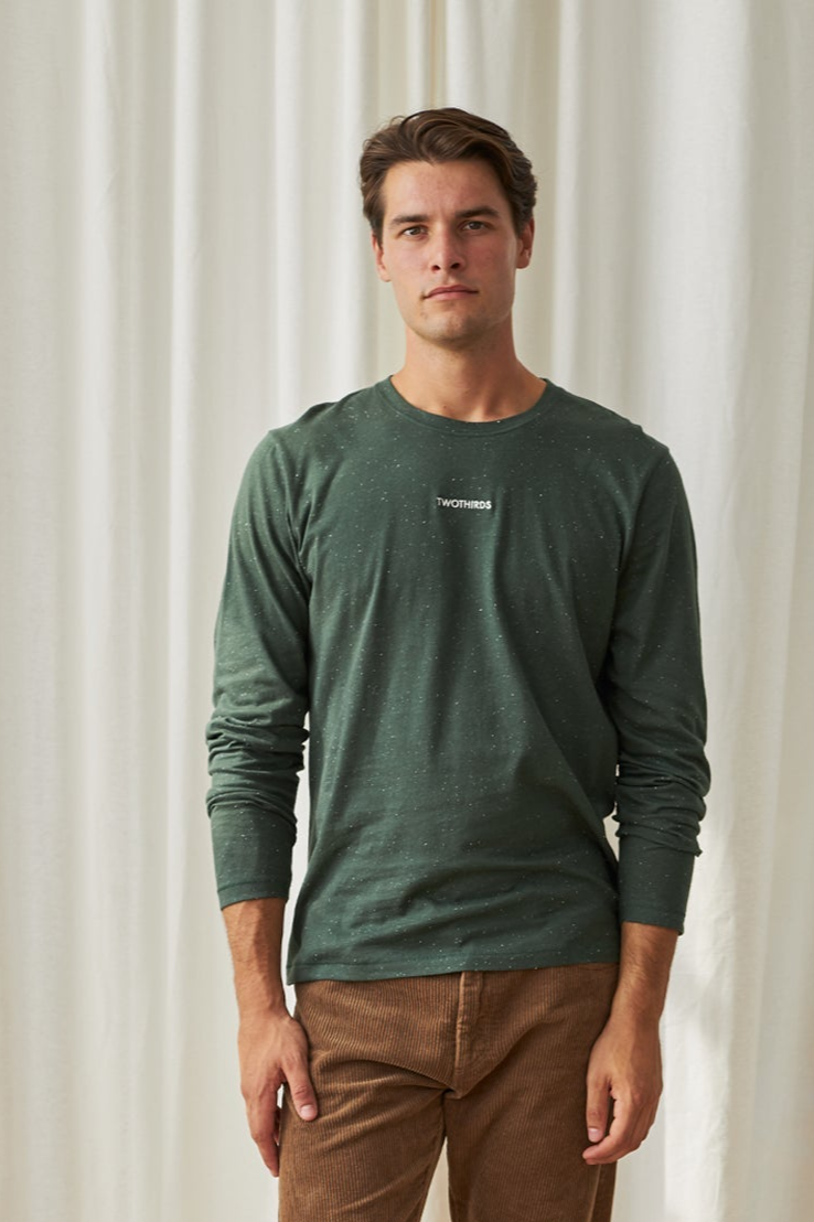 TWOTHIRDS Herren vegan T-Shirt Carlingford DunkelgrÃ¼n