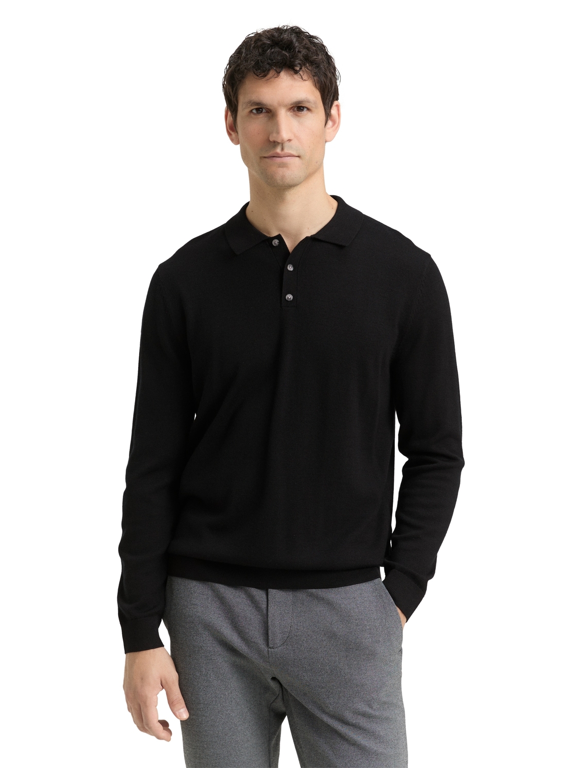Tom tailor Merino Wool Knit Polo