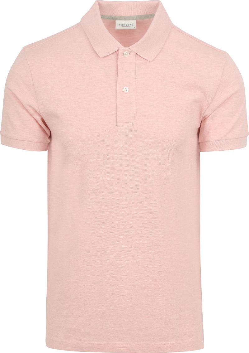 Profuomo Piqué Poloshirt Roze
