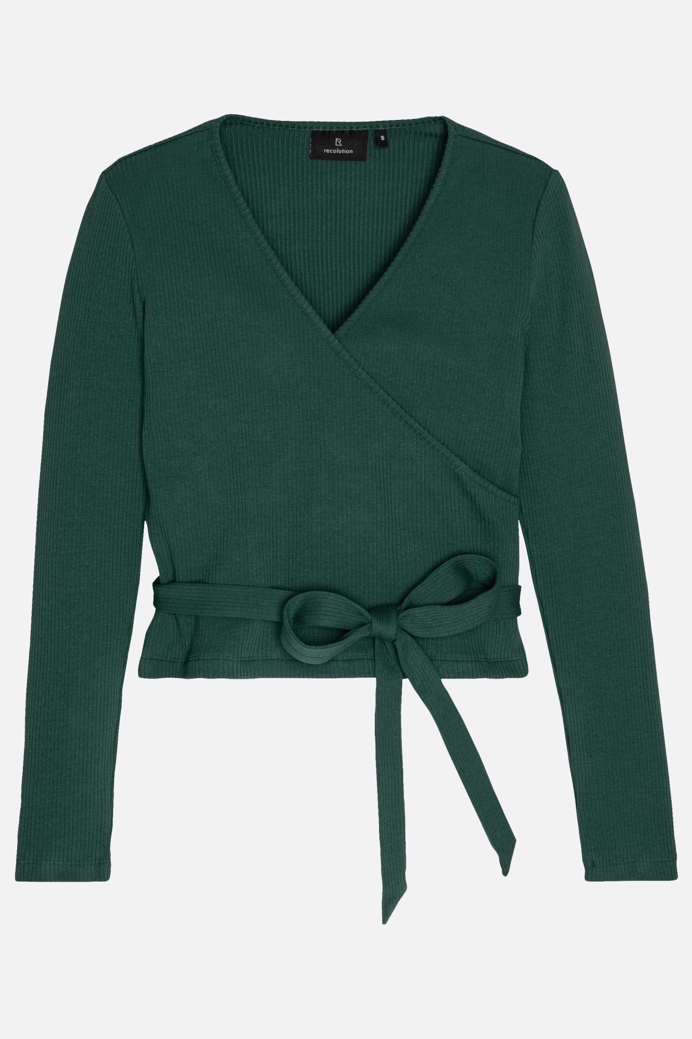 Recolution Damen vegan Longsleeve Aronia TiefgrÃ¼n