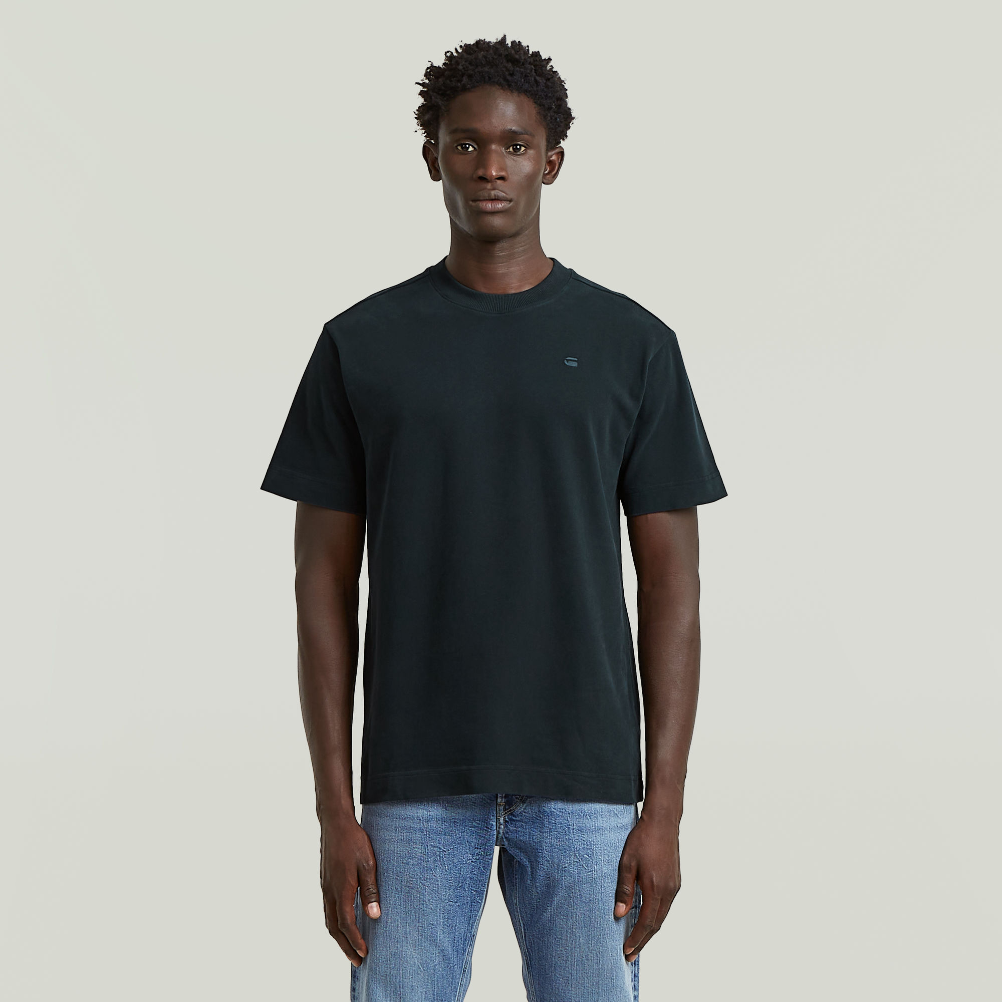 G-Star RAW The Leonard - Heavyweight T-Shirt - Donkerblauw - Heren