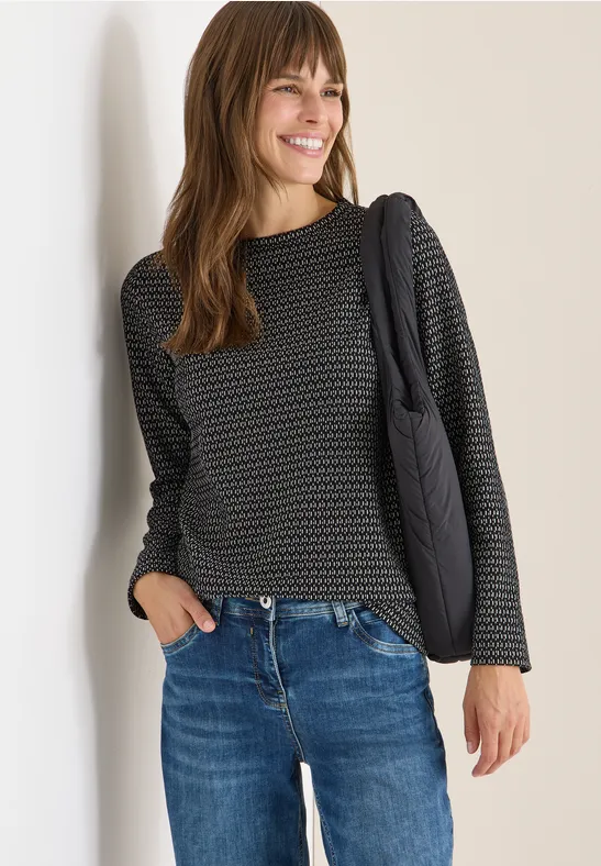 Cecil Shirt met ronde hals