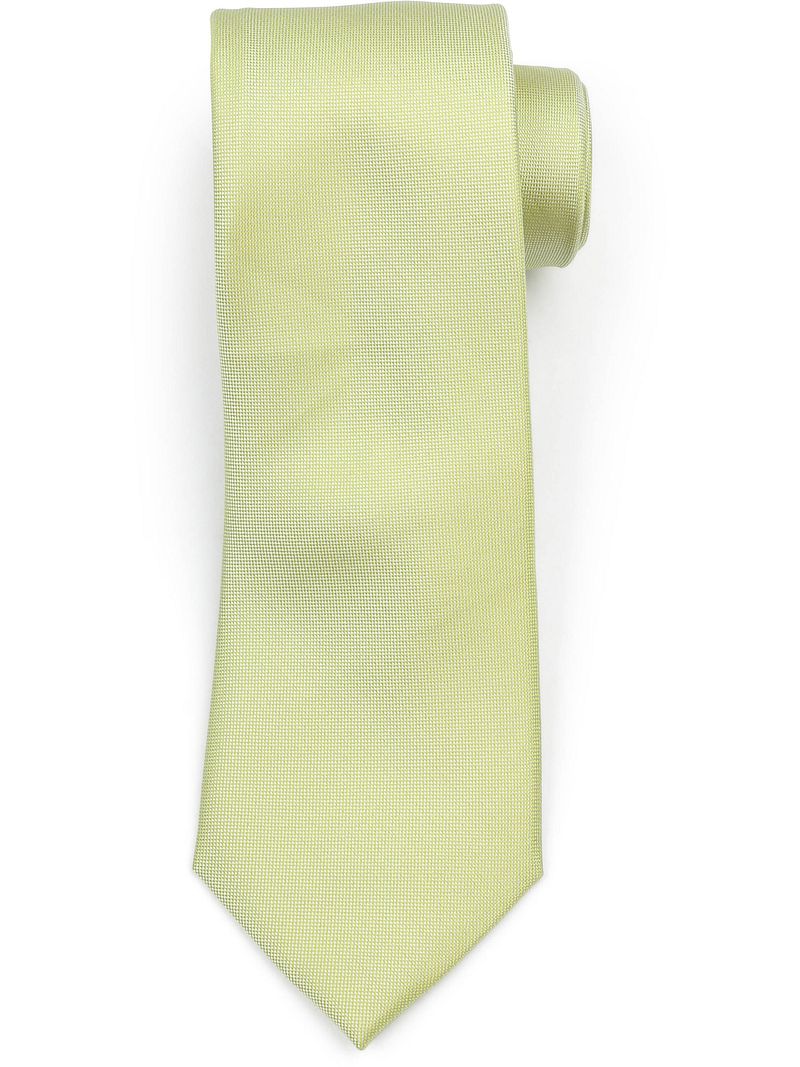 Suitable Zijde Stropdas Lime Groen -