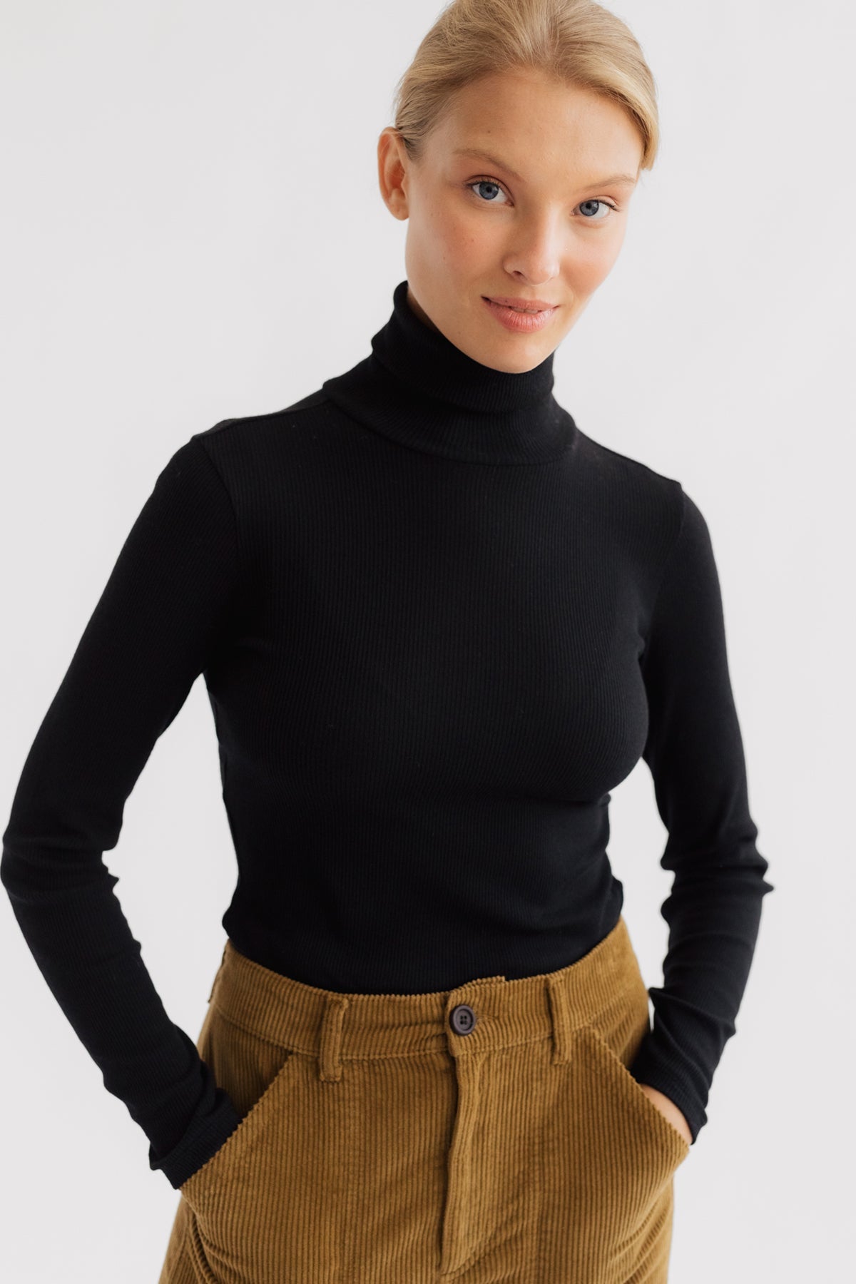 TWOTHIRDS Damen vegan Top Canna Black