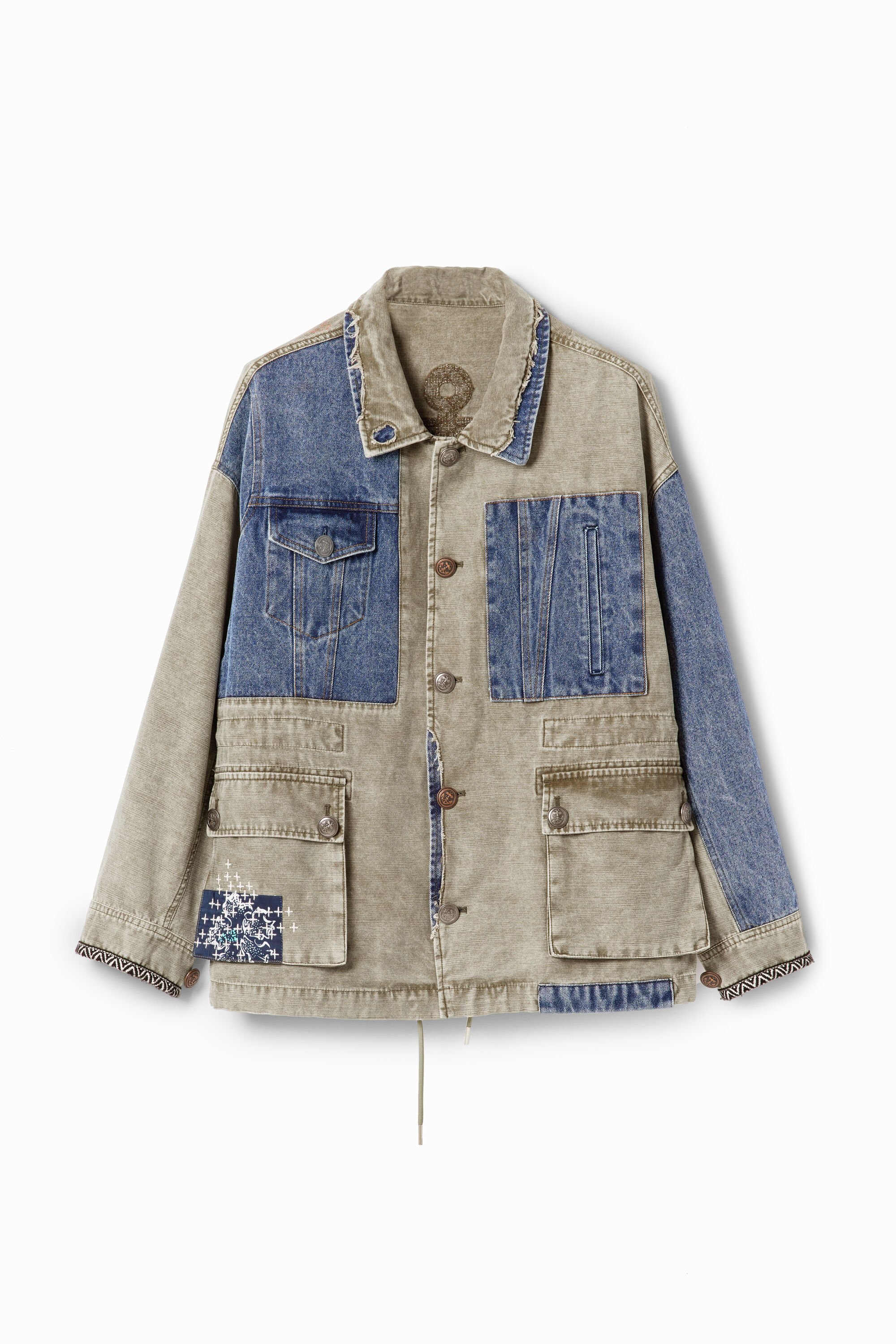 Desigual Hybride parka-jas - GREEN