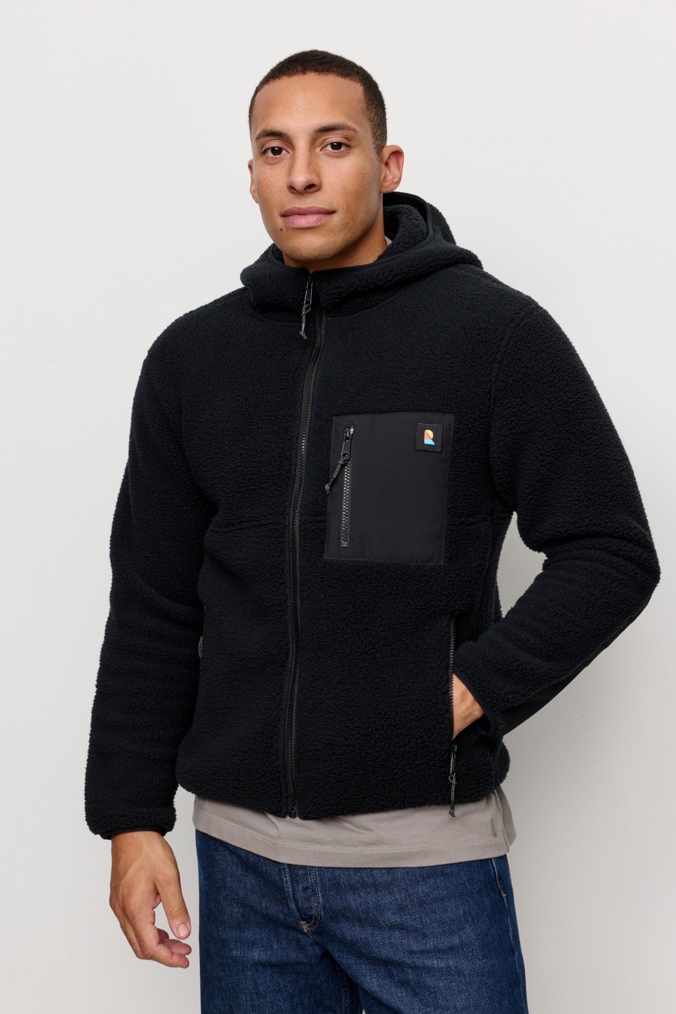 Recolution Herren vegan Jacke Sedum Schwarz