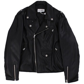 Mm6 Maison Margiela Leren Jas  M60835 MM01Y