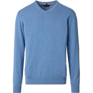 Casa Moda Sweater  Pullover V-Hals Blauw