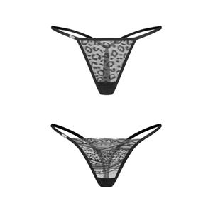 Obsessive – Clara 2-Pack String – Zwart