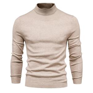 AI Supermarket Heren hoge kraag gebreide pullover trui - Herfst/Winter Casual Collectie XL