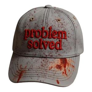 Zhiyumao Dark Blood Stain Print Baseball Hat Unisex Sun Protection Wide Brim Baseball Hat Halloween Party Costume Accessory