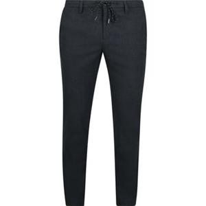 Alberto Broek  Broek Jump Flanel Herringbone Navy