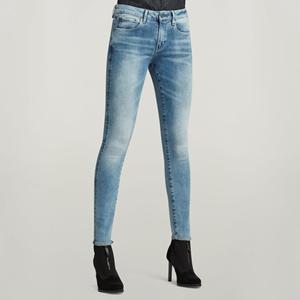 G-Star RAW 3301 Mid Skinny Jeans - Midden blauw - Dames