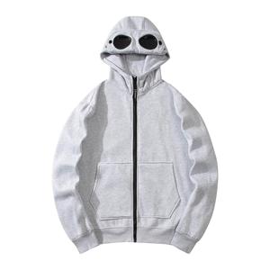 Sdwen Heren- en Dames Sweatshirts Mode Casual Sweatshirt Losse Rits Vest Lange Mouw Jas met Capuchon L