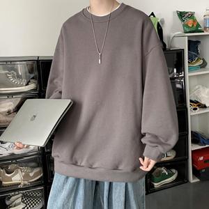VantaGoods Heren herfst trendy losse pasvorm Hong Kong stijl ronde hals sweatshirt L