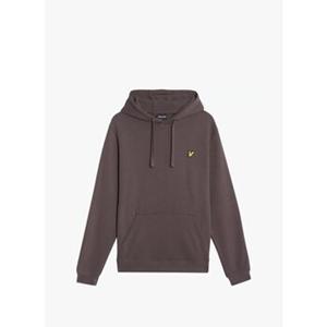 Lyle & Scott Sweater Lyle & Scott ML1139V BRUSHED BACK HOODIE-X863 ESPRESSO
