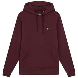 Lyle & Scott Sweater Lyle & Scott ML1139V BRUSHED BACK HOODIE-Z562 BURGUNDY