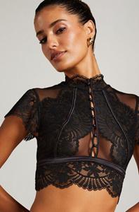 Hunkem&ouml;ller Bralette Amelia Zwart