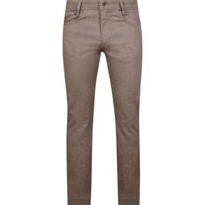 MAC Skinny Jeans  Broek Arne Melange Bruin