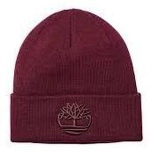 Timberland Muts  TB0A65HP EMNROIDERY BEANIE-6481 BURGUNDY