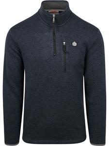 Superdry Half Zip Pullover Fleece Navy
