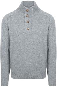 Steppin' Out Mocker Trui Lamswol Grijs