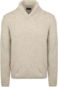 Suitable Trui Shawl Tweed Eco Wool Ecru