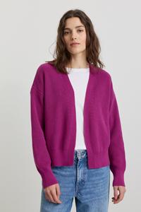 Recolution Damen vegan Strickjacke Moringa Violett Rosa