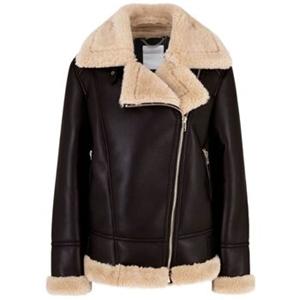 Censured Leren Jas  GWDIVA SCV5 ECOMONTONE-14 DARK BROWN