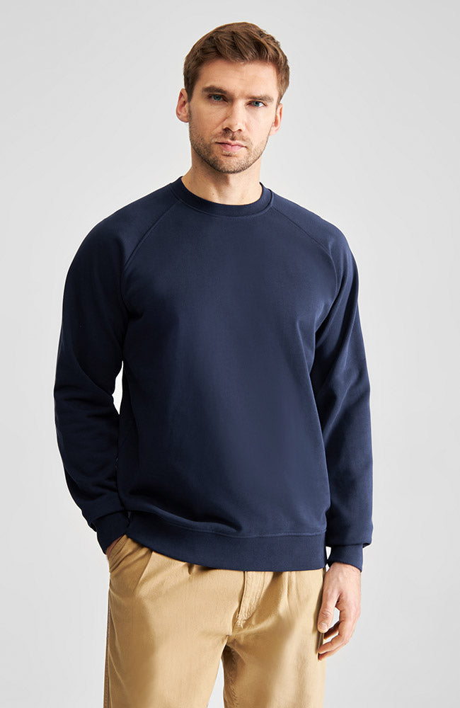 Dedicated Herren vegan Sweatshirt Malmoe Base Navy
