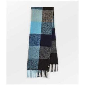 Beck Sondergaard Sjaal  Becksondergaard Checkavanna Scarf Blue