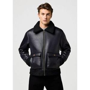 Wrangler Leren Jas  112371854-BLA