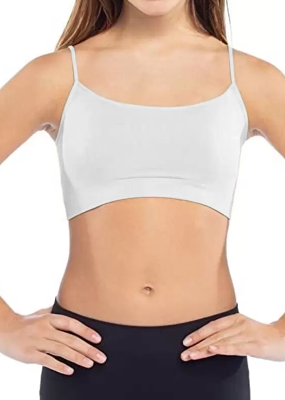 Perini meisjes topje, microfiber - Naadloos - Meiden brassiere spaghetti bandjes