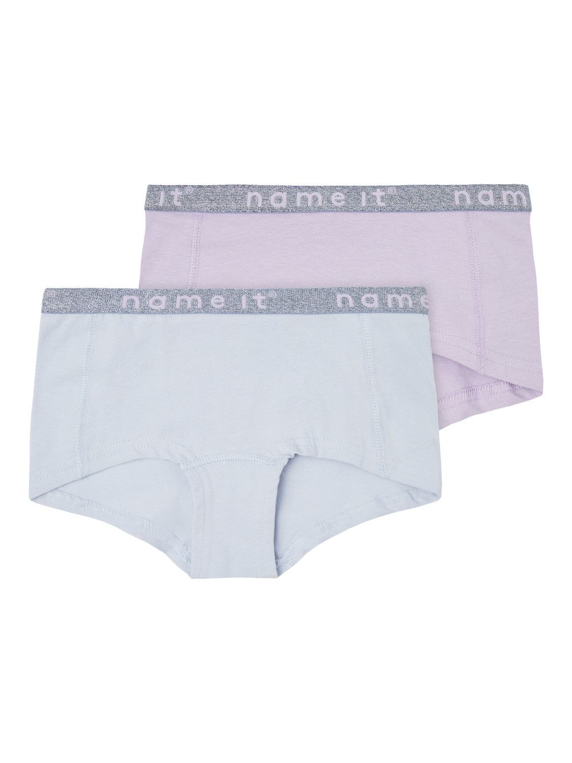 Name it 2-pak meisjes hipster - Organic - Kinder dames onderbroek katoen - Boxershort