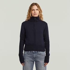 G-Star RAW Milano Half Zip Knit - Donkerblauw - Dames