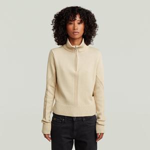 G-Star RAW Milano Half Zip Knit - Wit - Dames