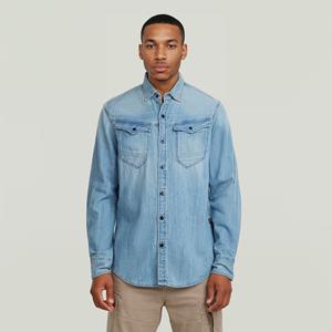 G-Star RAW Arc 3D Slim Overhemd - Midden blauw - Heren