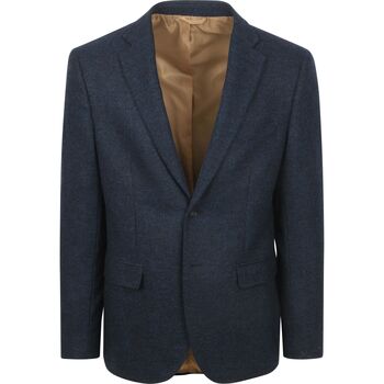 Suitable Blazer  Colbert Herringbone Merinowol Navy