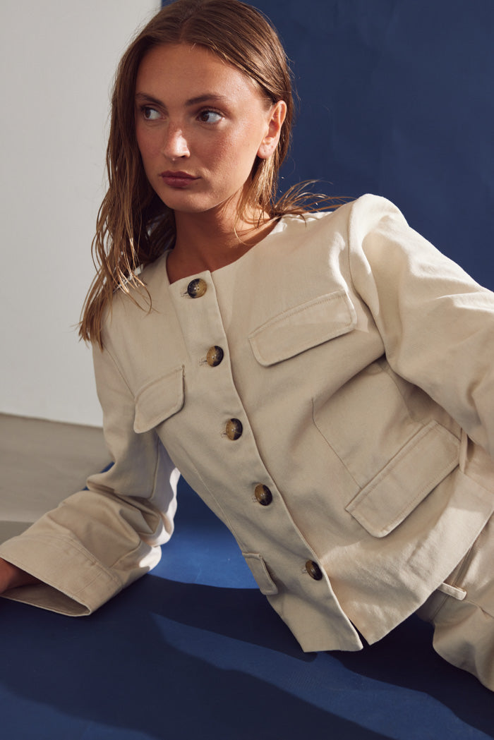 Noella Laylah Jacket Ivory