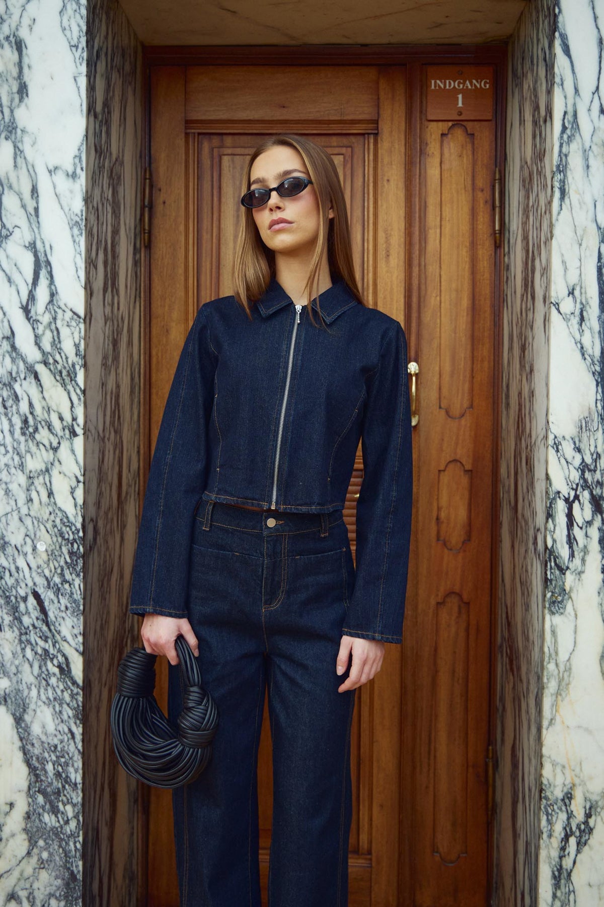 Noella Jessi Jacket Blue Unwashed