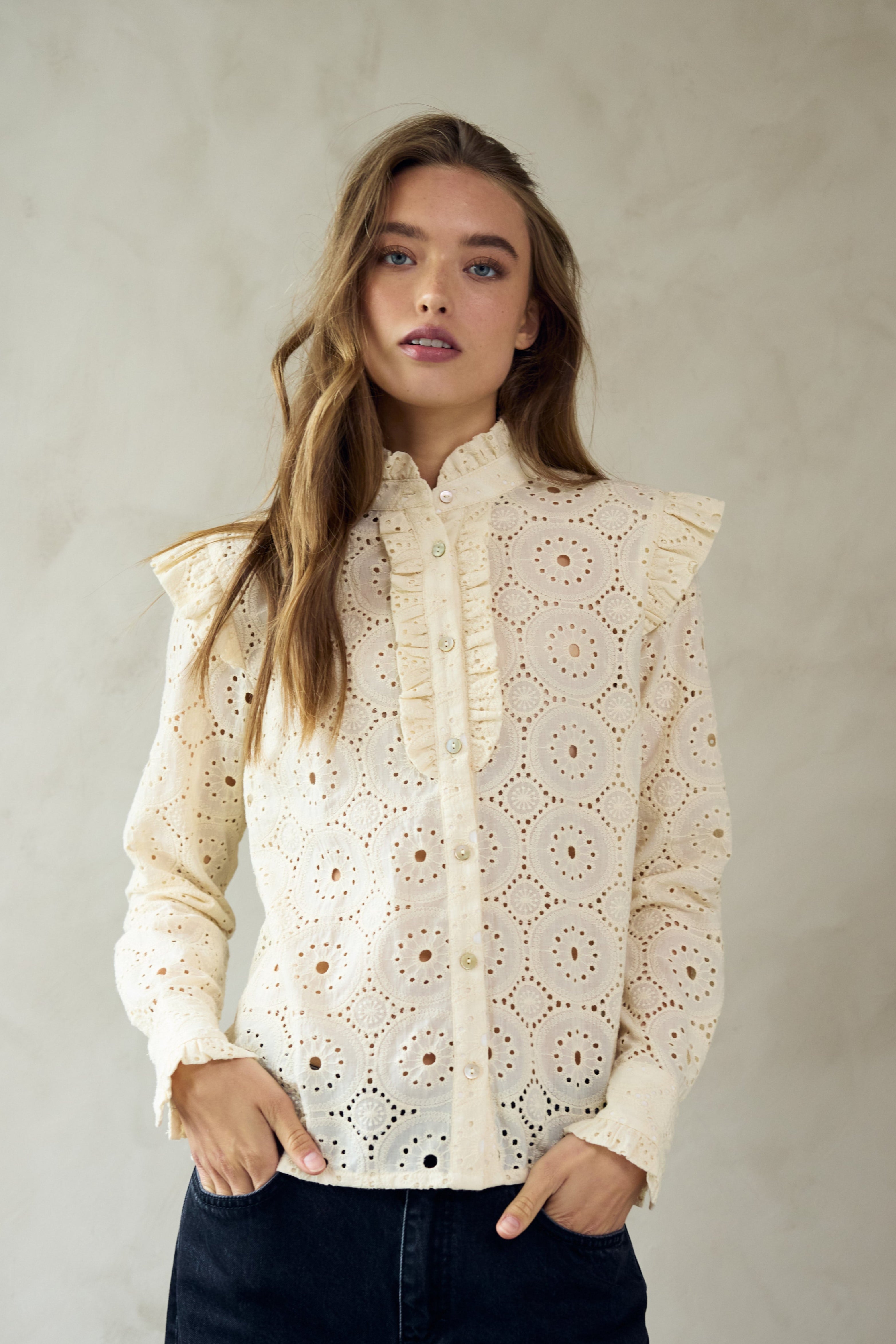 Noella Jubilee Shirt Ivory