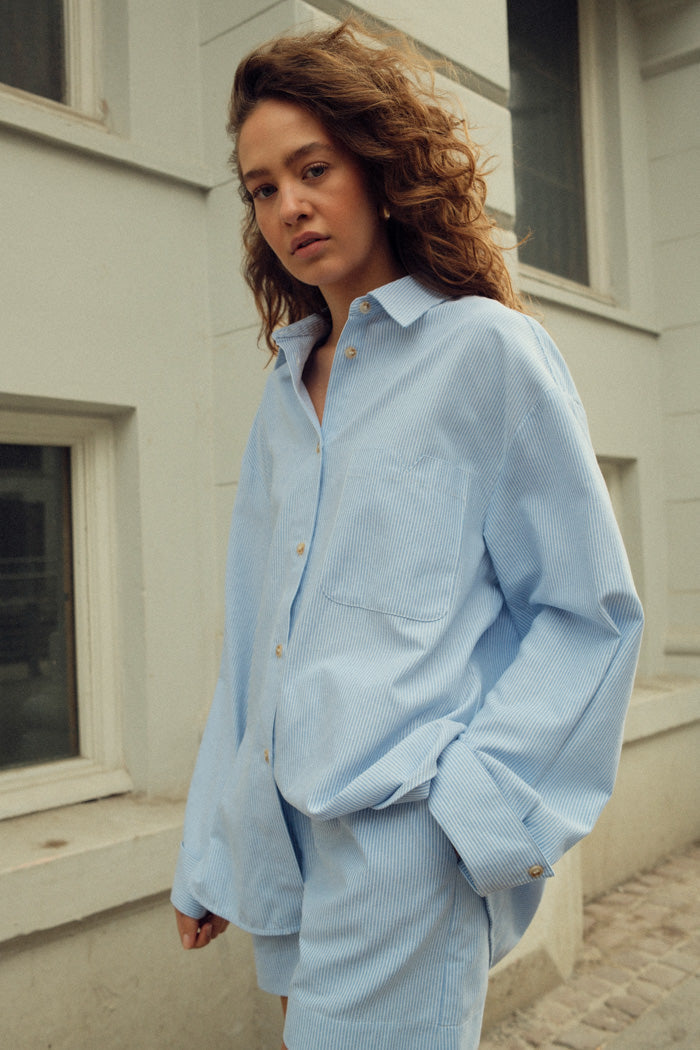 Noella Marlon Shirt Dorla Blue Stripe