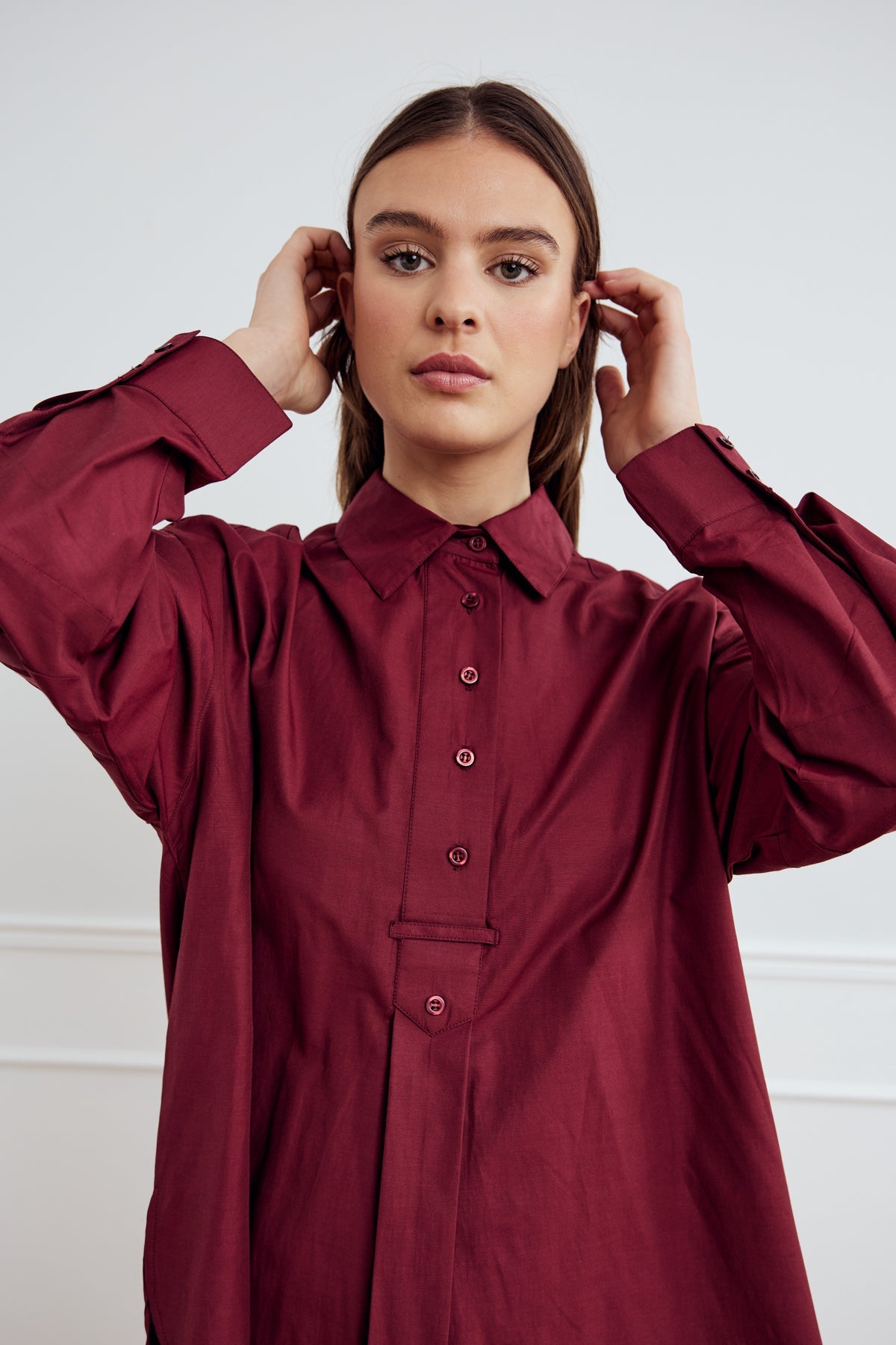 Noella Leonie Shirt Dusty Mahogany