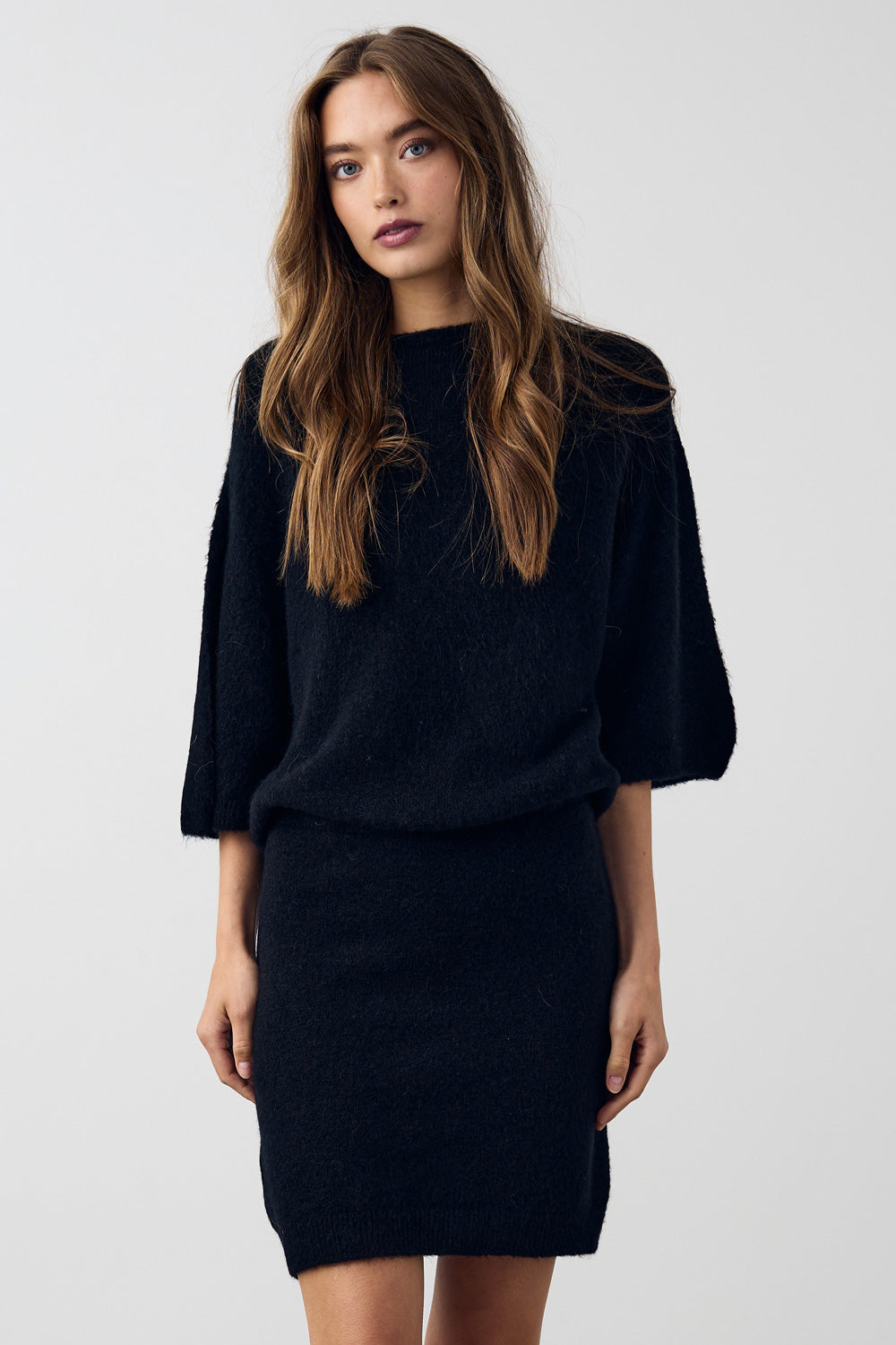 Noella Katrenna Knit Skirt Black