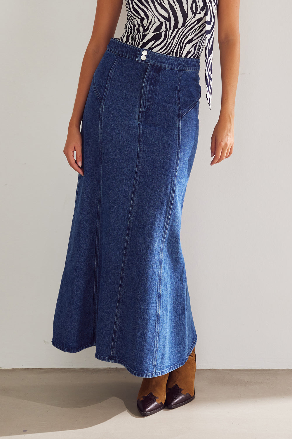 Noella Legacy Skirt Blue Denim