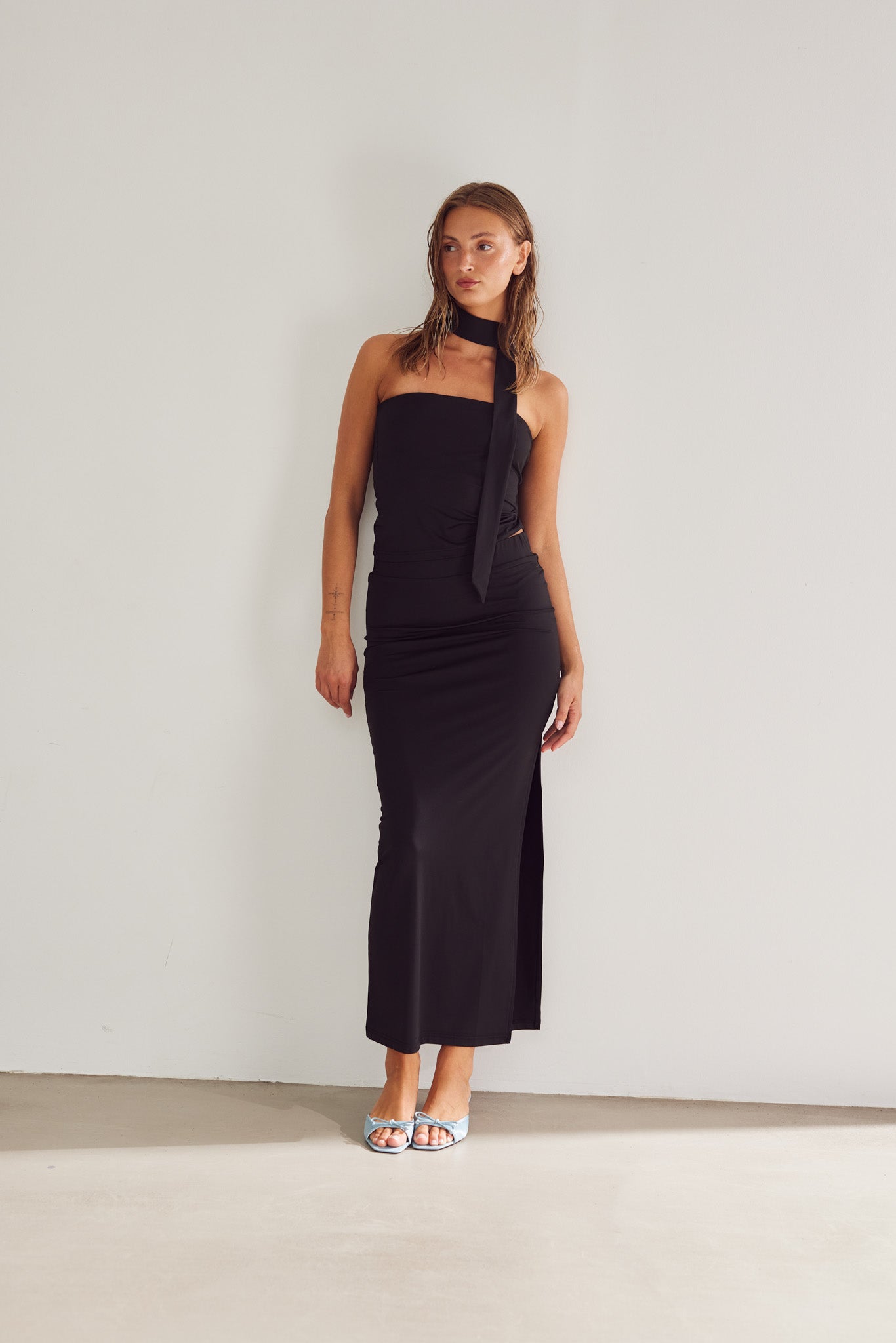 Noella Krystal Skirt Black