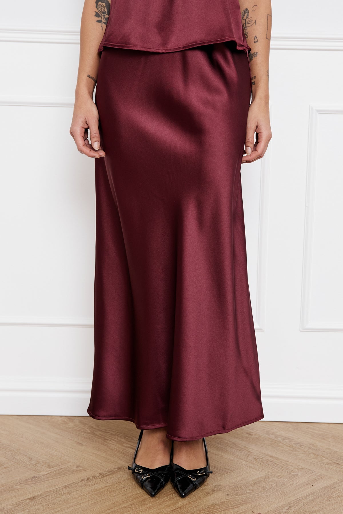 Noella Leonora Skirt Dusty Mahogany